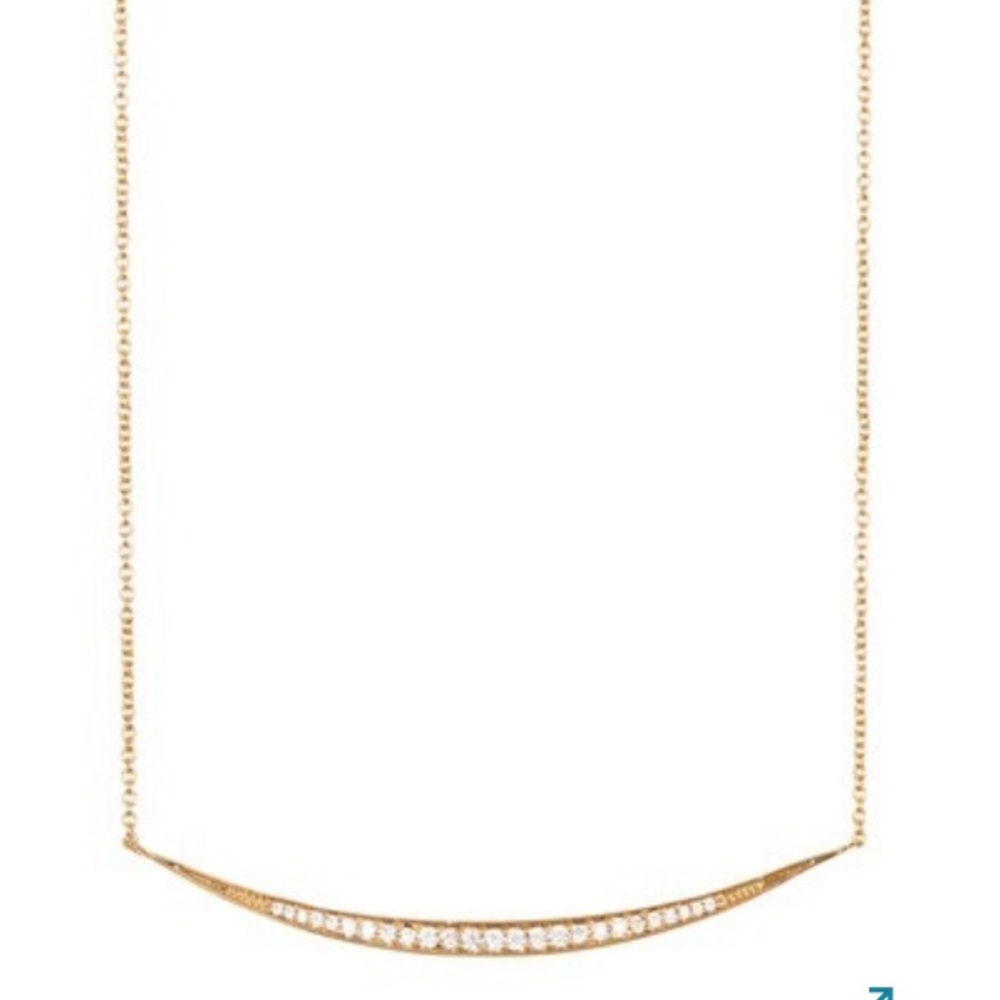 Gorjana crescent bar necklace